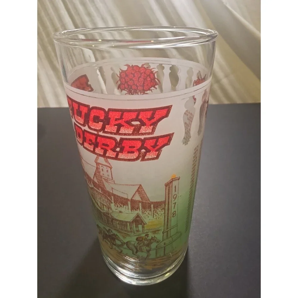 Kentucky Derby 1978 104th Running Mint Julep Glass Churchill Downs Horse Racing